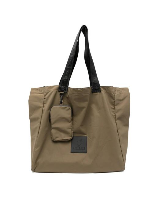 OFF GRID Natural Detachable-Pouch Tote Bag