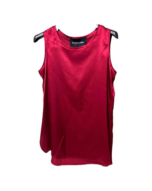 Ralph Lauren Red Crew-Neck Tank Top