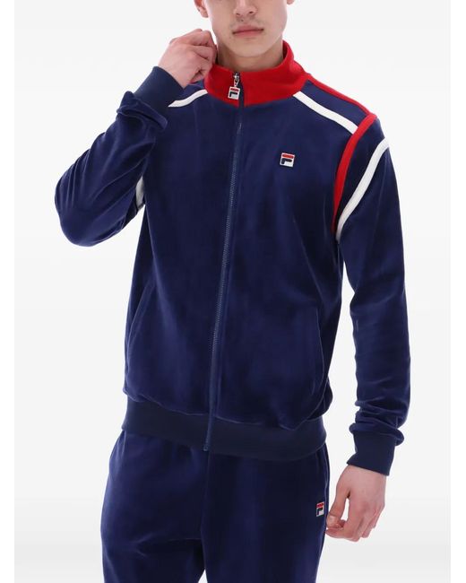 Fila Blue Gabriele Contrast Panel Track Top for men
