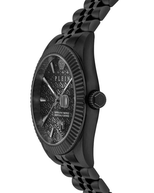 Philipp Plein Black Date Superlative 41Mm Watch for men