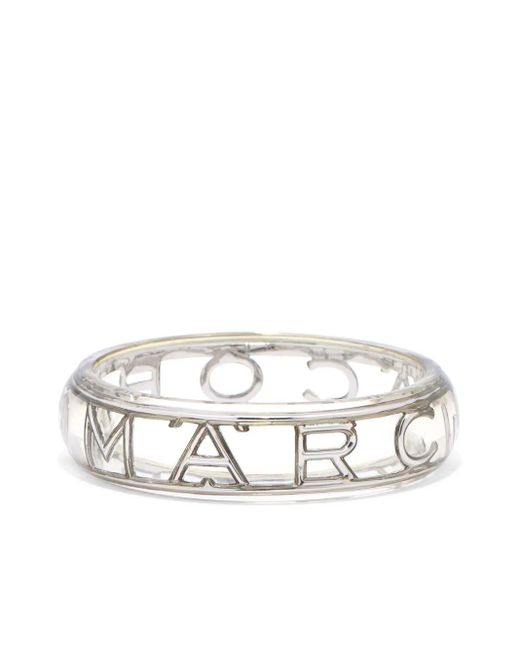 Marc Jacobs White The Logo Bangle