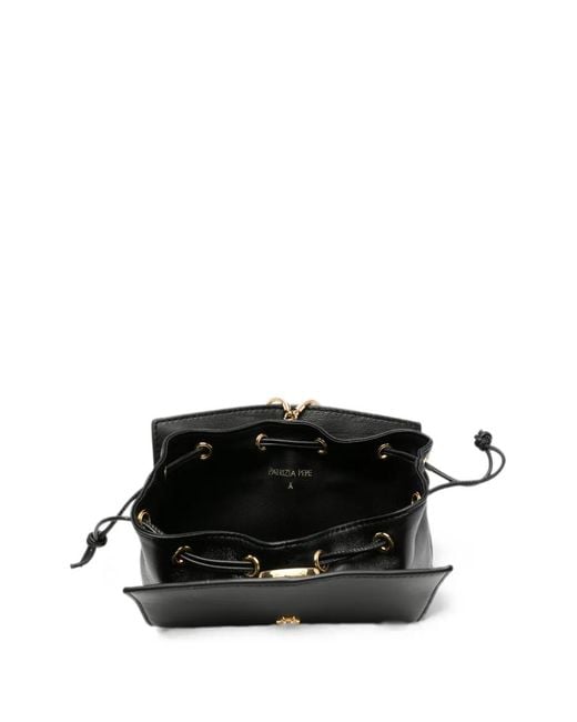 Patrizia Pepe Black Pochette À Plaque Logo