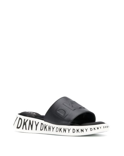 DKNY Mara Slide in Black | Lyst Canada