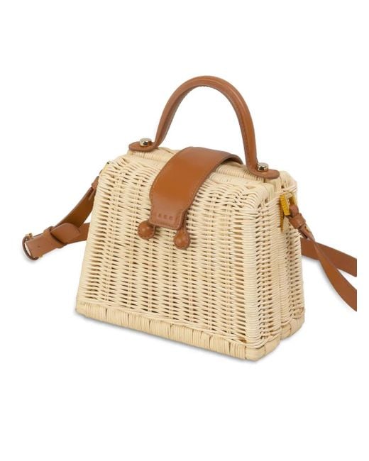 Marni Natural Ratan Mini Bag