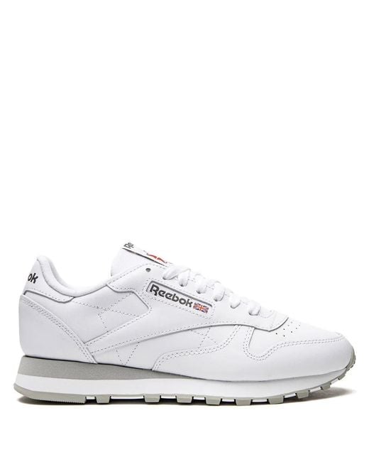 Reebok White Classic Leather Sneakers