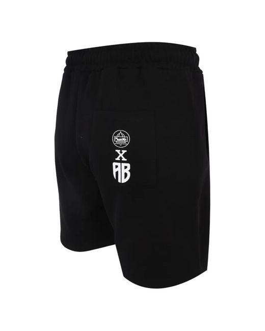 Mauna Kea Black Printed Track Shorts for men