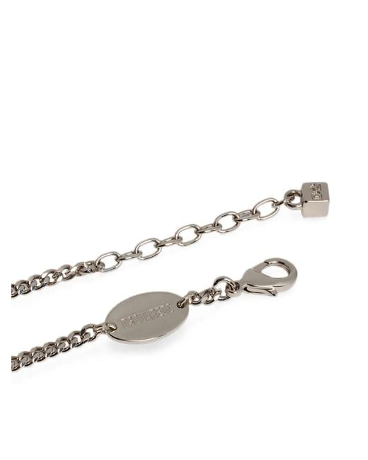 DSquared² Metallic D2-Upside-Down Armlet for men
