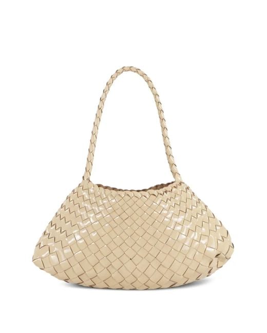 Dragon Diffusion Natural Gewebte Schultertasche