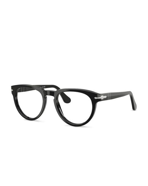 Persol Black Pantos-Frame Glasses