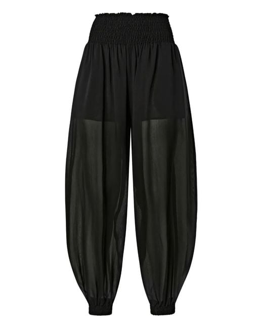 Pinko Black Lightweight Flowing Trousers