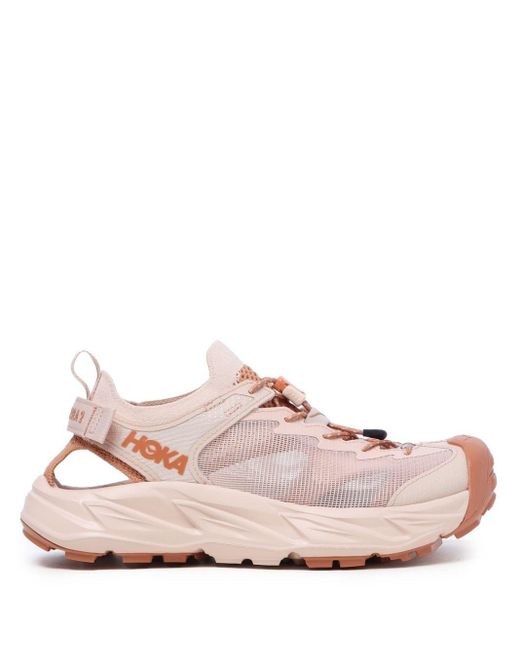 Hoka One One Pink Hopara 2 Cut-out Sneakers