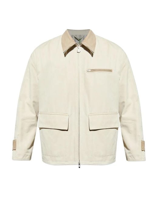 KENZO Natural Veste Zippée À Fleurs