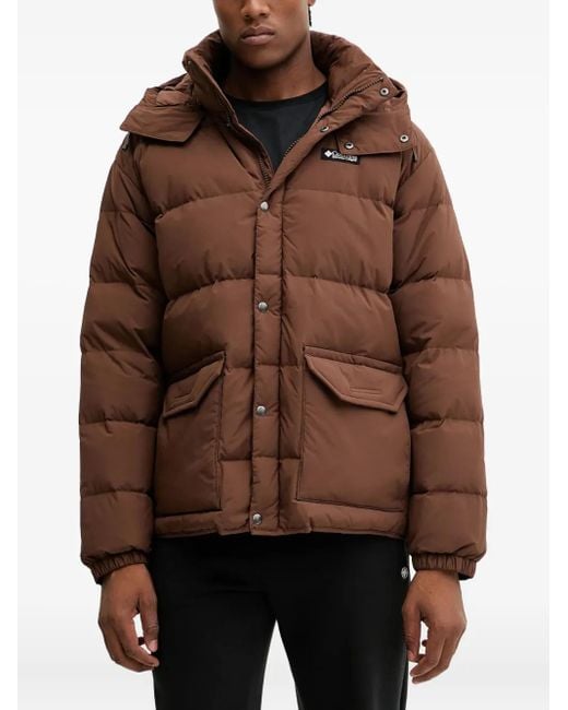 Columbia Brown Wallowa Padded Hooded Jacket for men