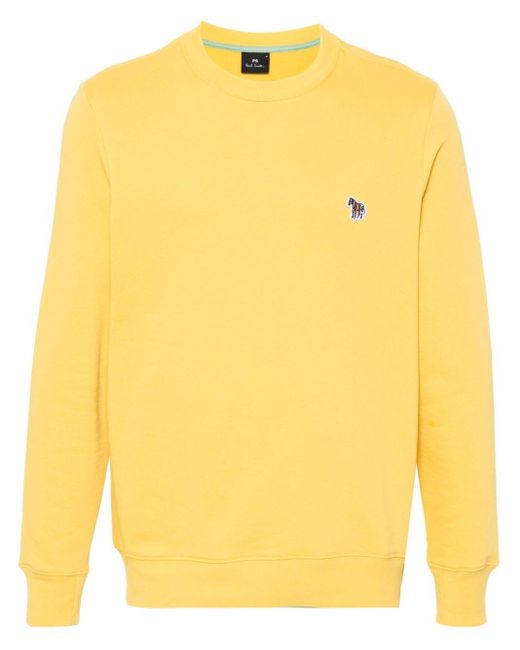 PS by Paul Smith Katoenen Sweater Met Patroon-applicatie in het Yellow voor heren