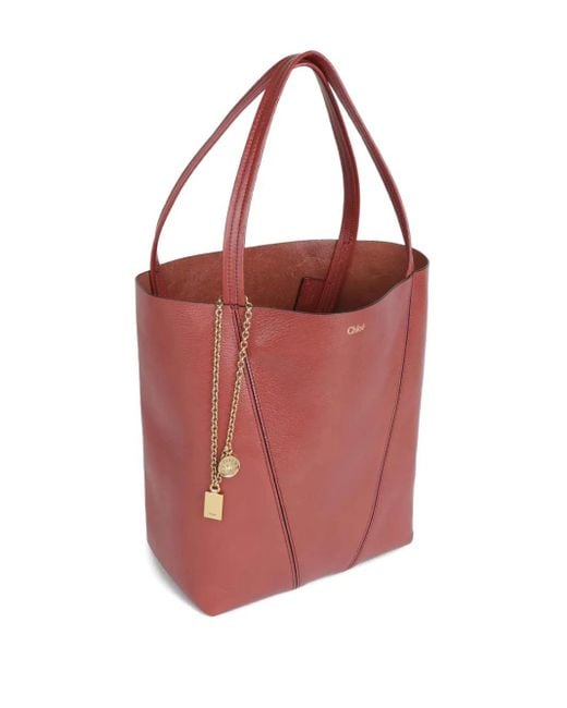 Chloé Red Spin Tote