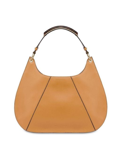 Alberta Ferretti Brown Leather Shoulder Bag