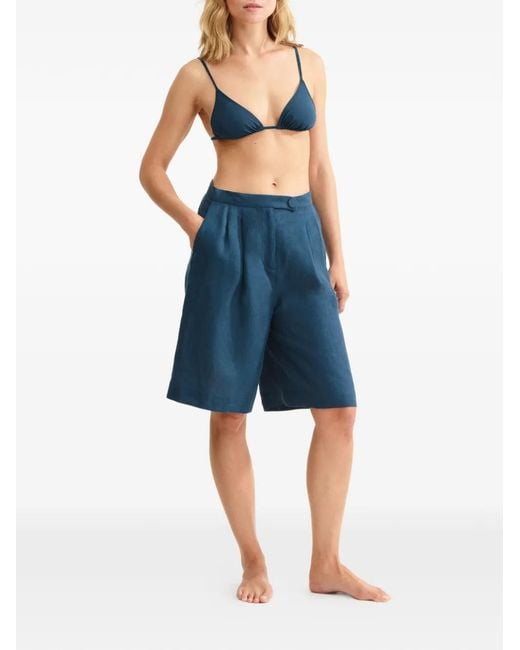 Eres Blue Plaisant Bermuda Shorts