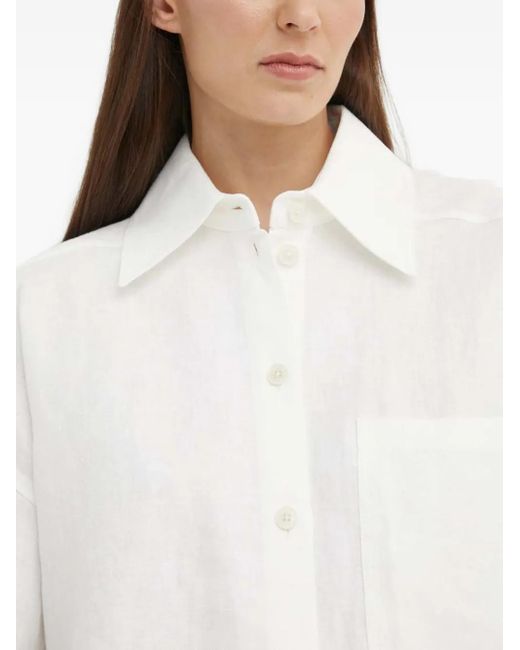 Camicia Crop di Drykorn in White