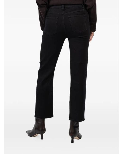 FRAME Black Button-Fastening Jeans