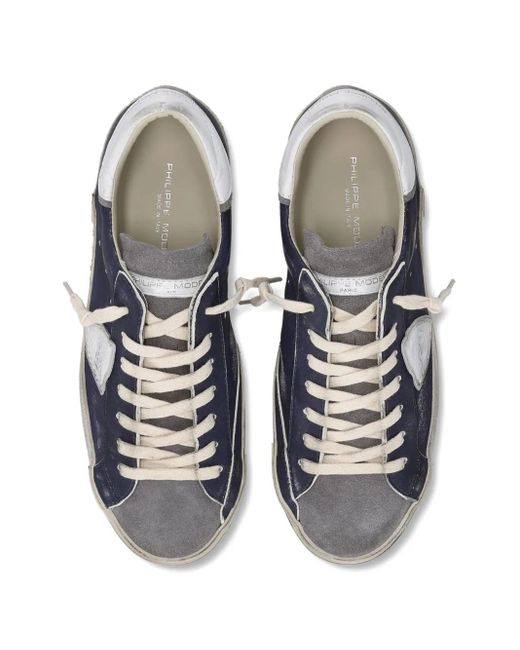 Philippe Model Blue Prsx Low Sneakers for men