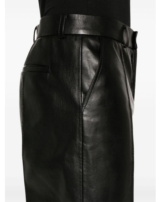 Pantalon en cuir artificiel Dax à coupe ample Nanushka pour homme en coloris Black