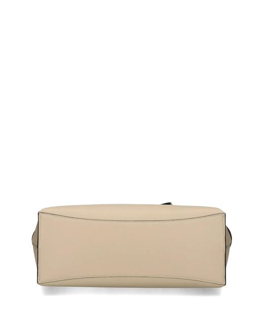 ARMANI EXCHANGE Natural Logo-Plaque Tote Bag