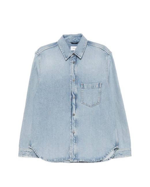 Haikure Blue Matt Pasadena Denim Shirt for men