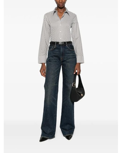 Marc O' Polo White Patterned Shirt