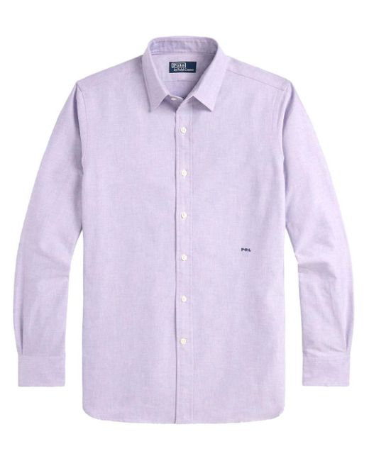 Polo Ralph Lauren Oxford-Hemd aus Baumwolle in Purple für Herren
