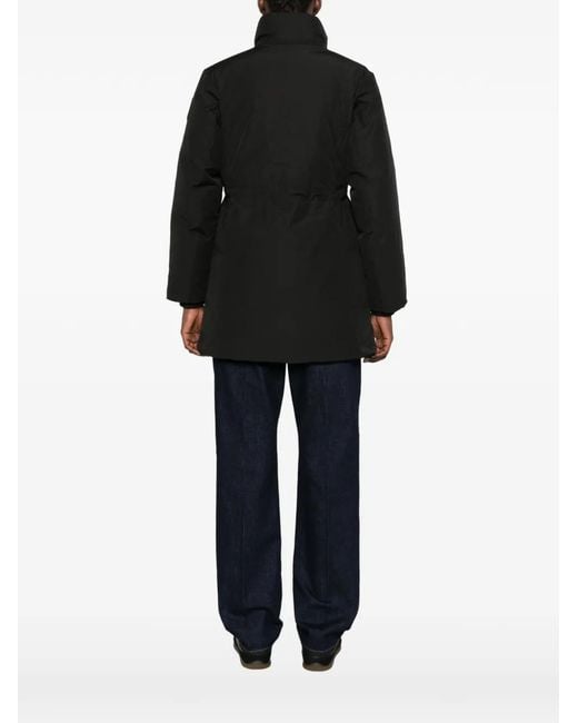 Canada Goose Black Padded Hooded Jacket