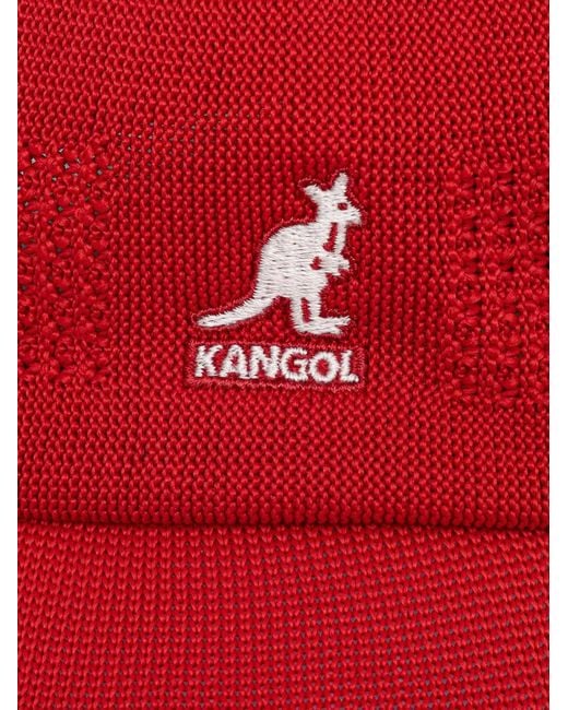 Kangol Red Tropic Ventair Spacep Logo Baseball Cap
