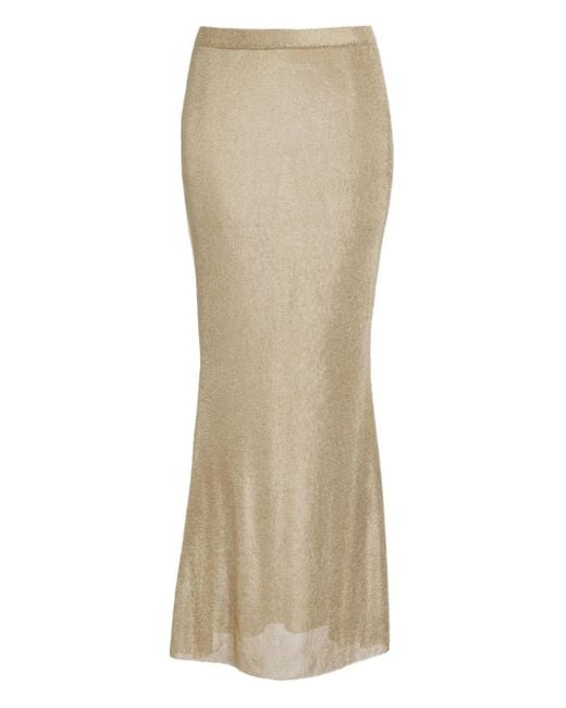 SER.O.YA Natural Harmony Metallic Skirt