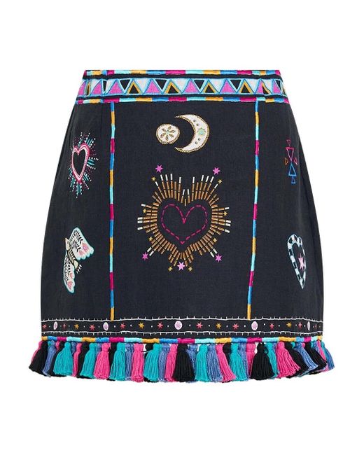 Camilla Blue Nubian Nights A-Line Skirt