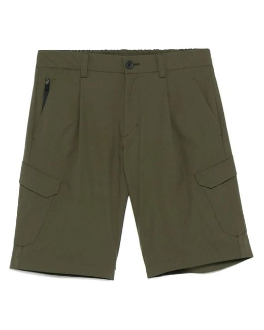 Herno Green Lightweight Polyester Shorts for men