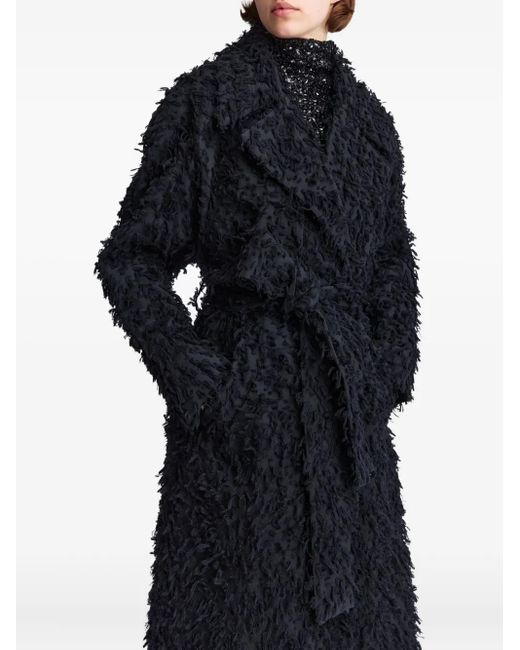 16Arlington Black Palmi Double-Breasted Coat