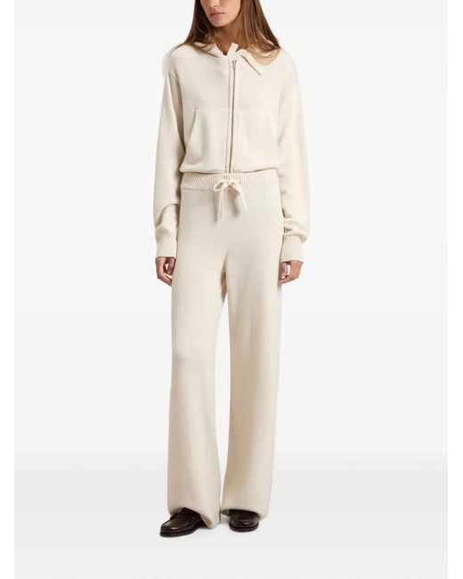 Woolrich White Pantalon En Maille À Lien De Resserrage