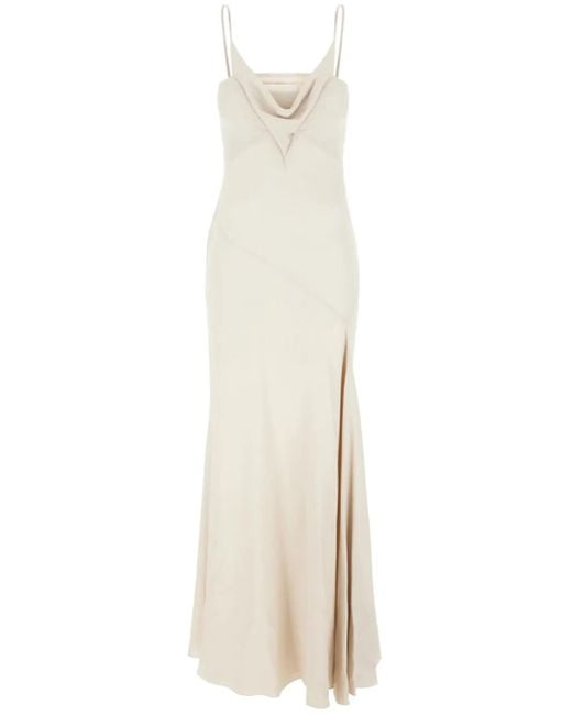 Isabel Marant White Sand Acetate Blend Kapri Slip Dress