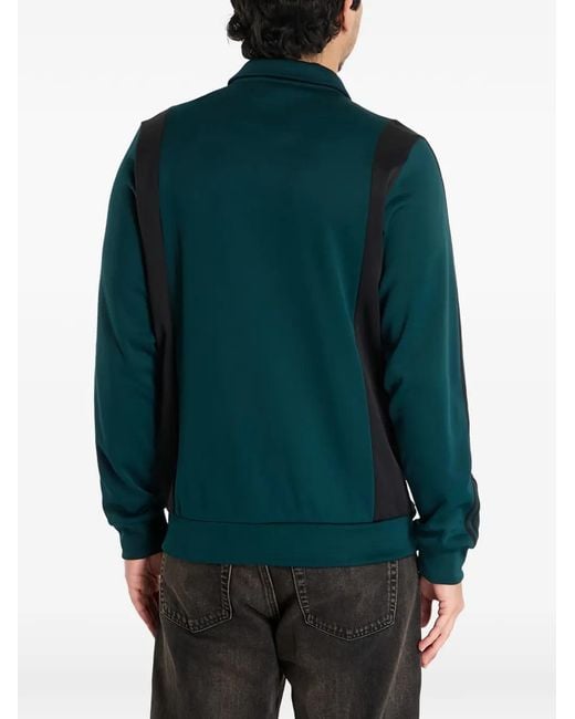 Adidas Green Adicolor Panelled Logo Jacket for men