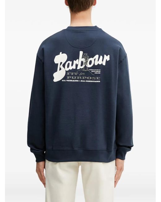 Barbour Blue Blythe Sweatshirt for men