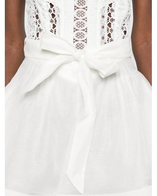 Zimmermann Dawning ショートパンツ White