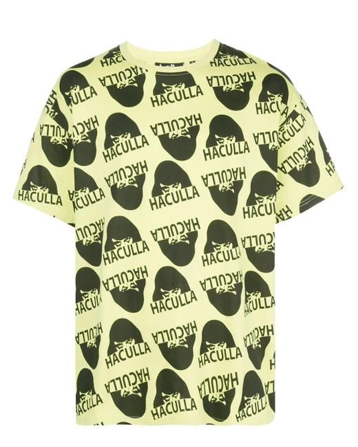 T-Shirt Watching You À Effet D'Épaules Descendues Haculla pour homme en coloris Green