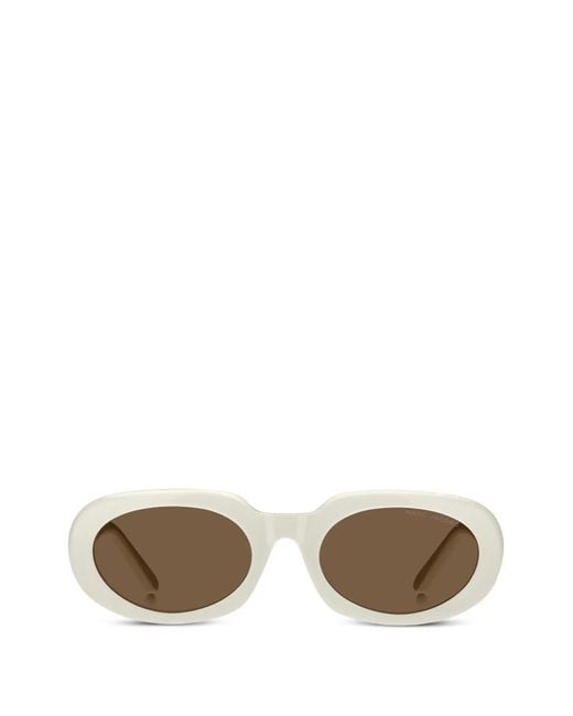 Marc Jacobs Natural Oval-Frame Sunglasses