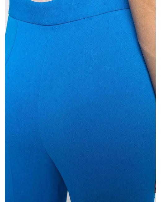 Stella McCartney Blue High-Waisted Tailored Trousers