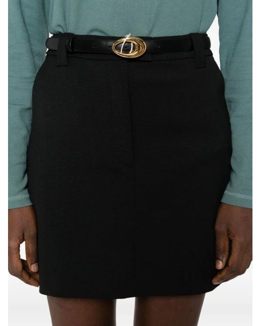 Marc O' Polo Black Side-Pockets Mini Skirt