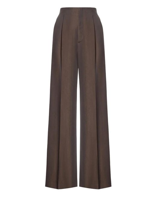 Alberta Ferretti Brown Trousers