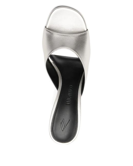 The Attico White Betta Sandals