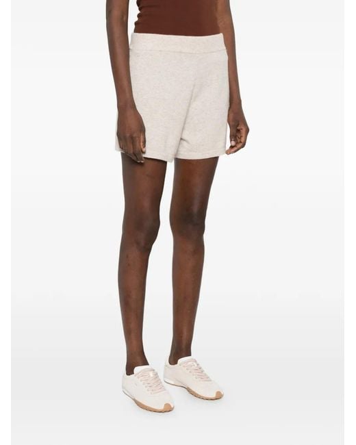 Bompard Natural Elasticated-Waist Shorts