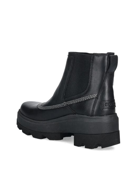 Sorel Black Joan Frwd Chelsea Boot