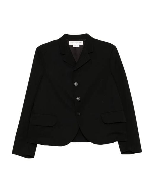 Comme des Garçons Black Wool Blazer