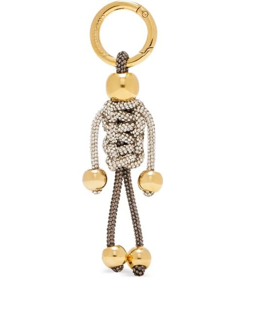 HIBOURAMA Metallic Mini Doll Embellished Bag Charm